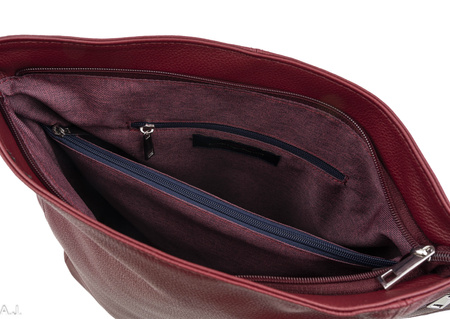 Torba męska skórzana Canaletto T-940 bordo