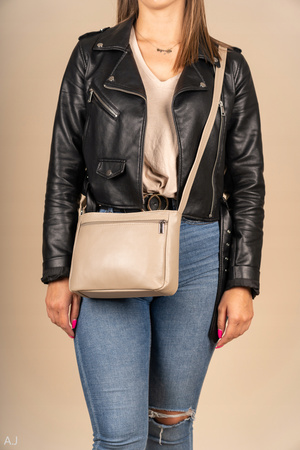 Torebka damska skórzana T-IWBA oliwka