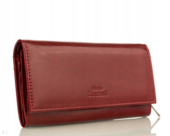 Portfel damski skórzany GB P-35 bordowy