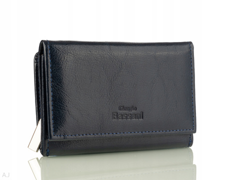 Portfel damski skórzany GB P-40 granatowy