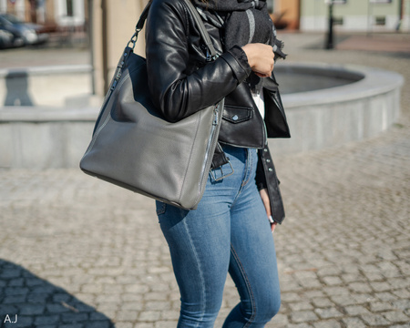 Torba męska skórzana Canaletto T-940 czarny