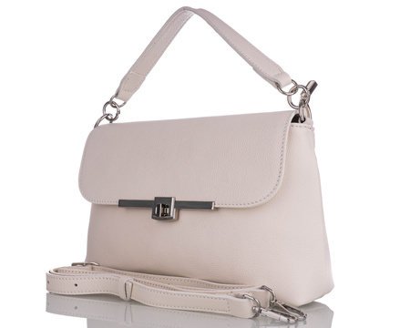 Torebka damska skórzana Canaletto T-853 beżowy