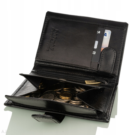Portfel męski skórzany Canaletto P-1505/A czarny