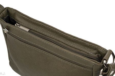 Torebka damska skórzana T-IWBA oliwka