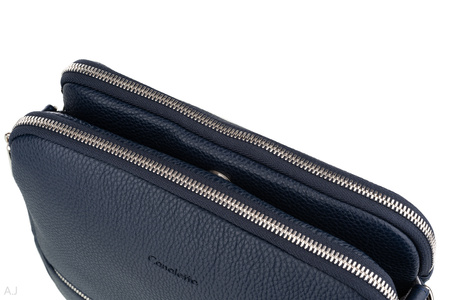 Torebka damska skórzana Canaletto T-840 granatowy