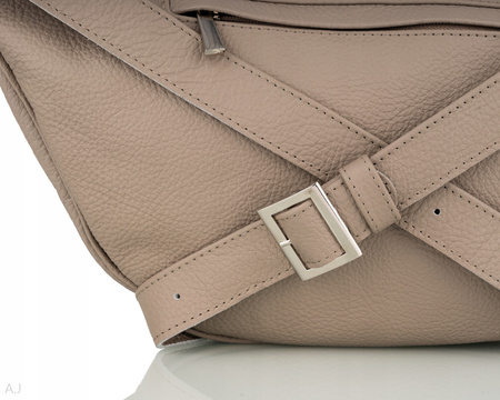 Saszetka damska skórzana S-PA L beż