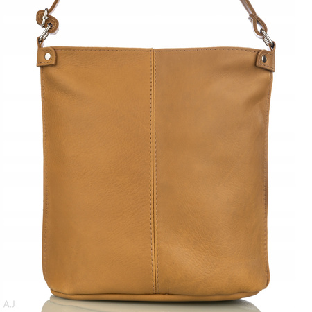 Torebka damska skórzana T-XSA miodowy