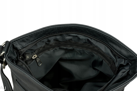 Torebka damska skórzana T-ZP czarna