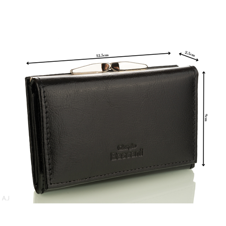 Portfel damski skórzany GB P-25 czarny