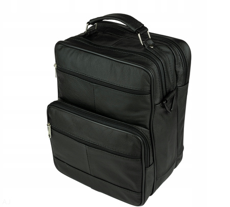 Torba męska skórzana T-11 czarna