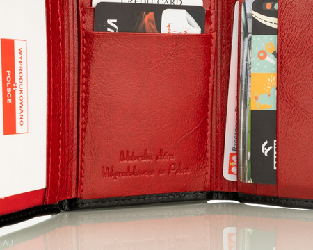 Portfel damski skórzany GB P-25 czarny