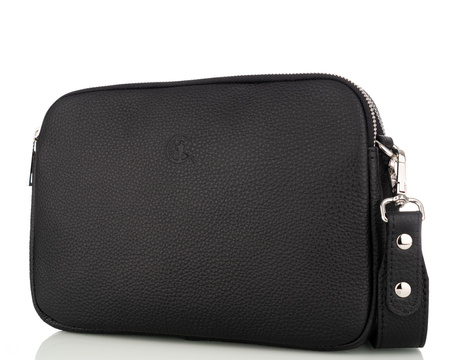 Torebka damska skórzana Canaletto T-830 czarny