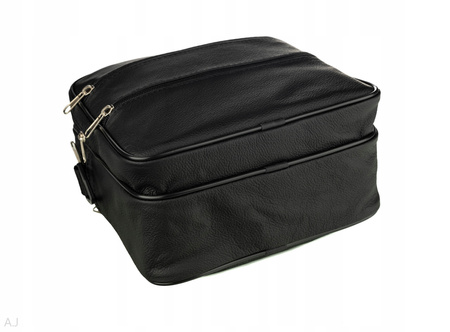 Torba męska skórzana T-3 czarna