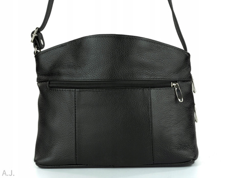 Torebka damska skórzana T-ZOWA czarna