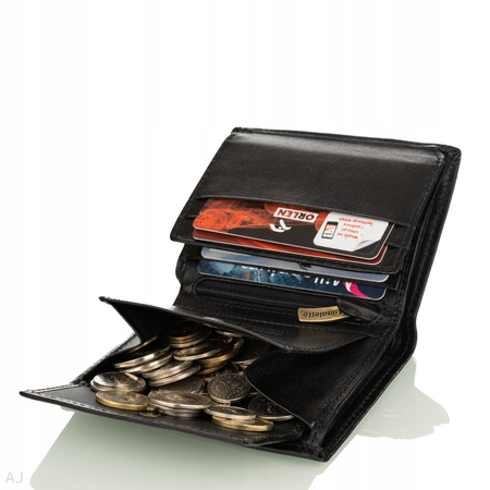 Portfel męski skorzany Canaletto P-1104 czarny