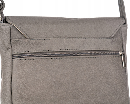 Torebka damska skórzana T-IW szara