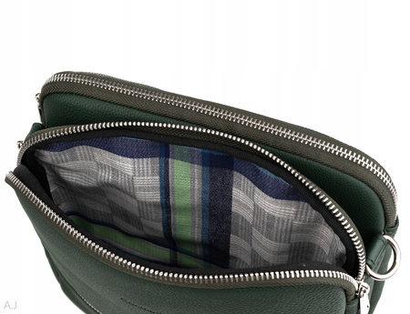 Torebka damska skórzana Canaletto T-840 zielony