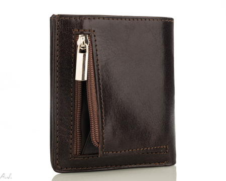 Portfel skórzany męski Canaletto P-1031 brąz