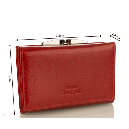 Portfel damski skórzany GB P-25 czerwony