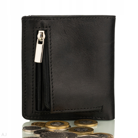 Portfel skórzany męski Canaletto P-1031 czarny