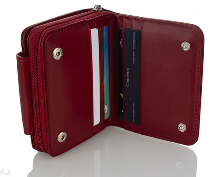 Portfel damski skórzany Canaletto P-1026R