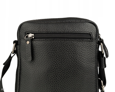 Listonoszka męska skórzana Canaletto T-133 czarny