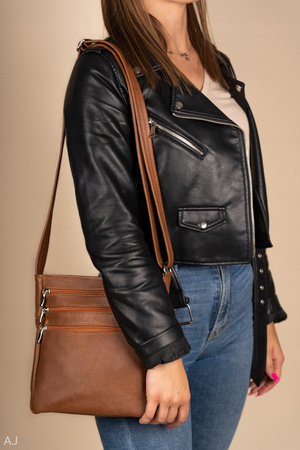 Torebka damska skórzana T-TS3Z camel