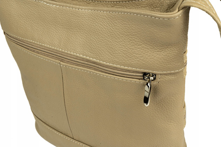 Torebka damska skórzana T-LL beż