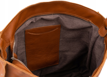 Torebka damska skórzana Canaletto T-711 camel