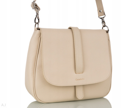 Torebka damska skórzana Canaletto T-601 beż