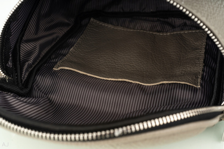 Torebka damska skórzana T-BAL szary