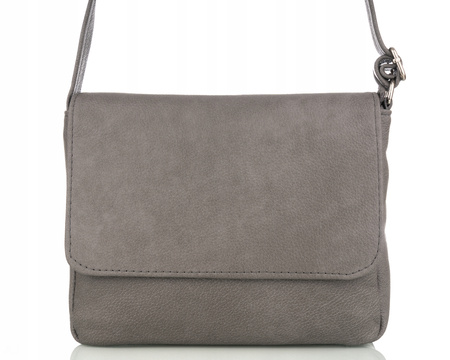 Torebka damska skórzana T-IW szara