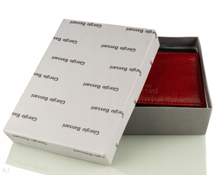 Portfel damski skórzany GB P-26 czerwony