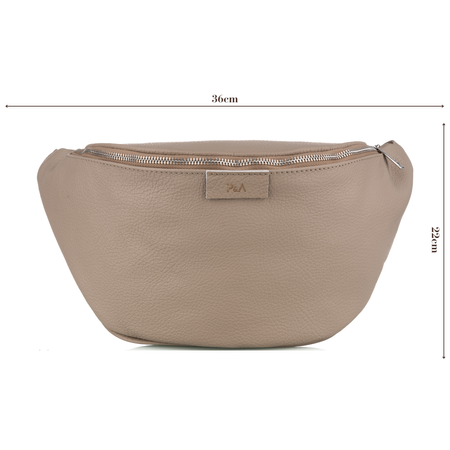 Saszetka damska skórzana S-PA L beż