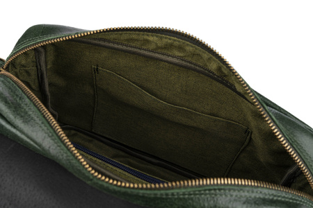 Torebka damska skórzana Canaletto zielona T-634