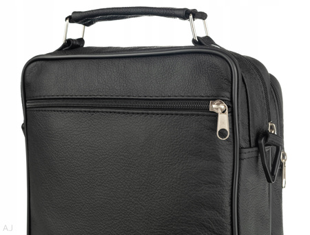 Torba męska skórzana T-3 czarna