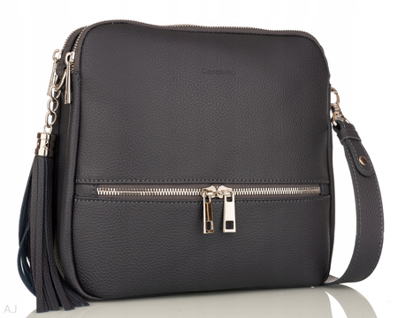 Torebka damska skórzana Canaletto T-840 szary