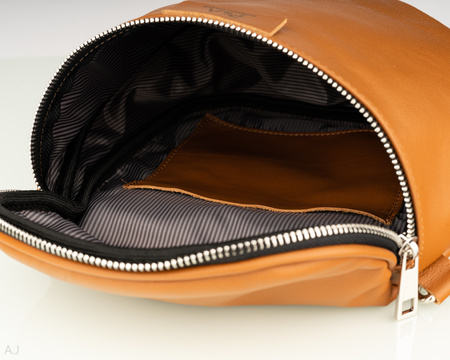 Torebka damska skórzana T-BAL camel