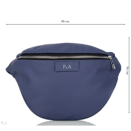 Saszetka damska skórzana S-PA jasny fiolet