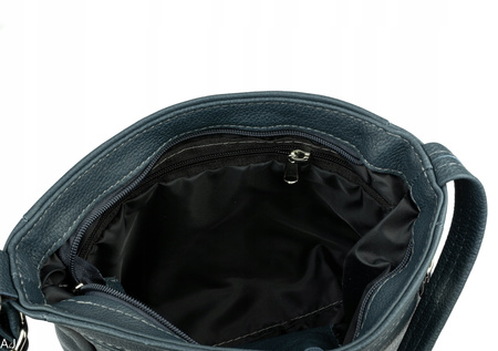 Torebka damska skórzana T-IWBA granatowa