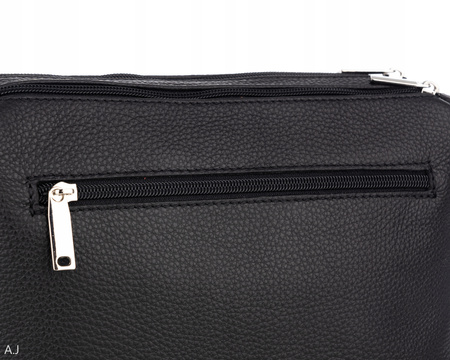 Torebka damska skórzana Canaletto T-812 Czarna