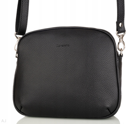 Torebka damska skórzana Canaletto T-808 czarny