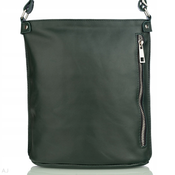 Torebka damska skórzana T-XSA zieleń