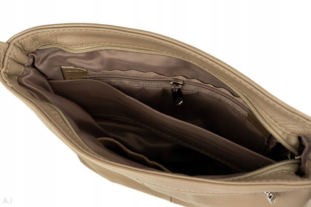 Torebka damska skórzana T-ZP beż