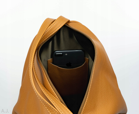 Plecak damski skórzany Canaletto PL-460 camel