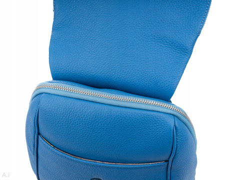 Plecak damski skórzany Canaletto PL-455 niebieski