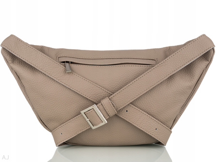 Saszetka damska skórzana S-PA L beż