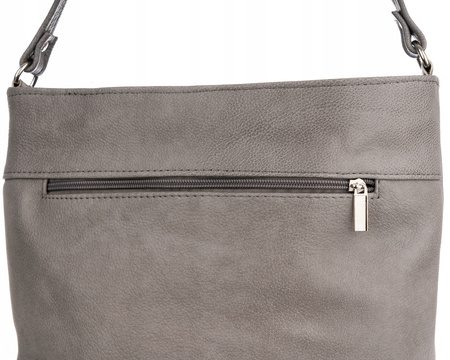 Torebka damska skórzana T-LB szara