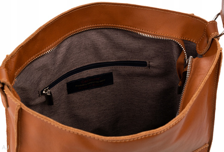 Torebka damska skórzana Canaletto T-711 camel