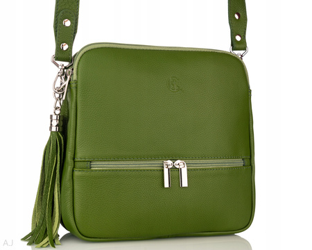 Torebka damska skórzana Canaletto T-840 zielony